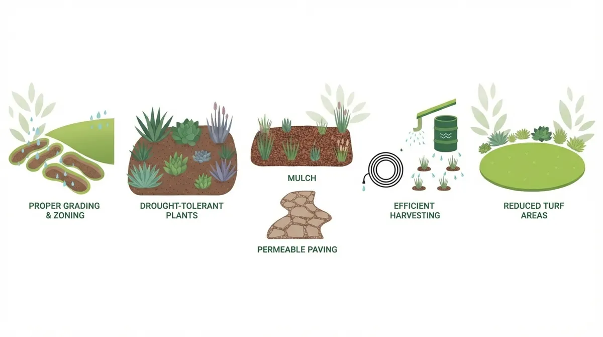 The text on the second icon should be "drought-tolerant plants".