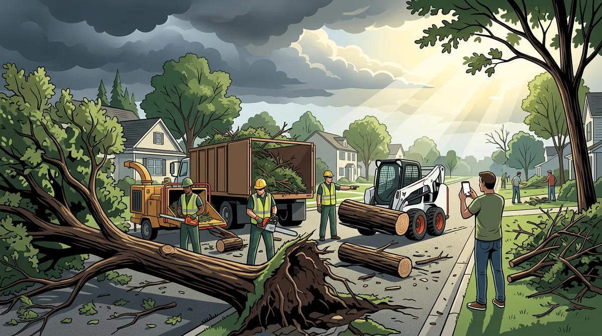 Who Handles Storm Debris Removal in Bloomingdale?