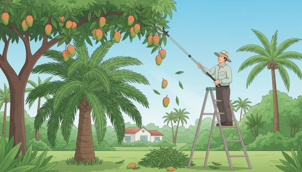Palm Tree Trimming Mango