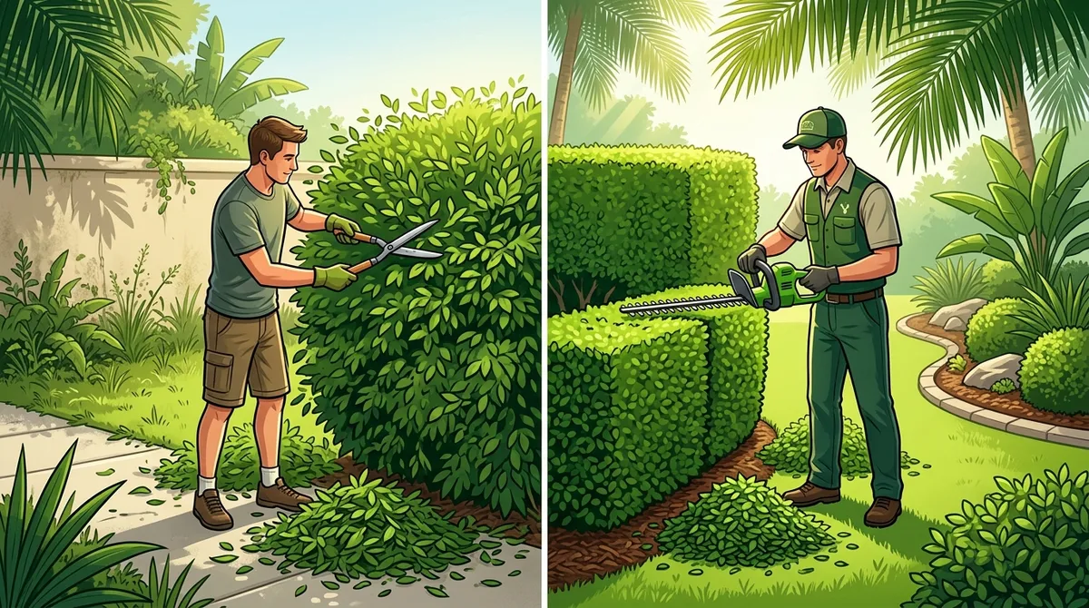 DIY vs. Pro Hedge Trimming St. Petersburg: Which Wins?