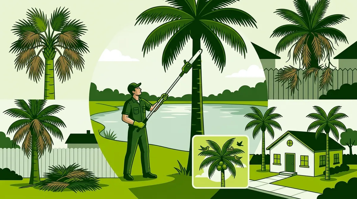 Palm Tree Trimming Lake Magdalene
