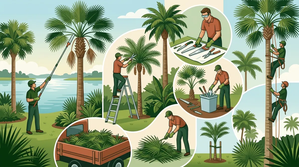 Palm Tree Trimming Lake Magdalene
