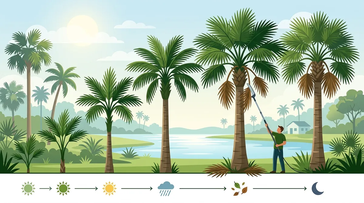 Palm Tree Trimming Lake Magdalene
