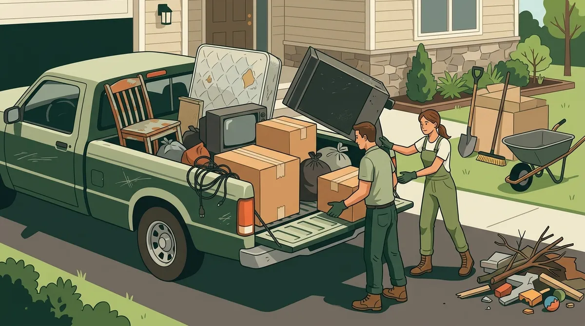 Junk Removal Progress Village