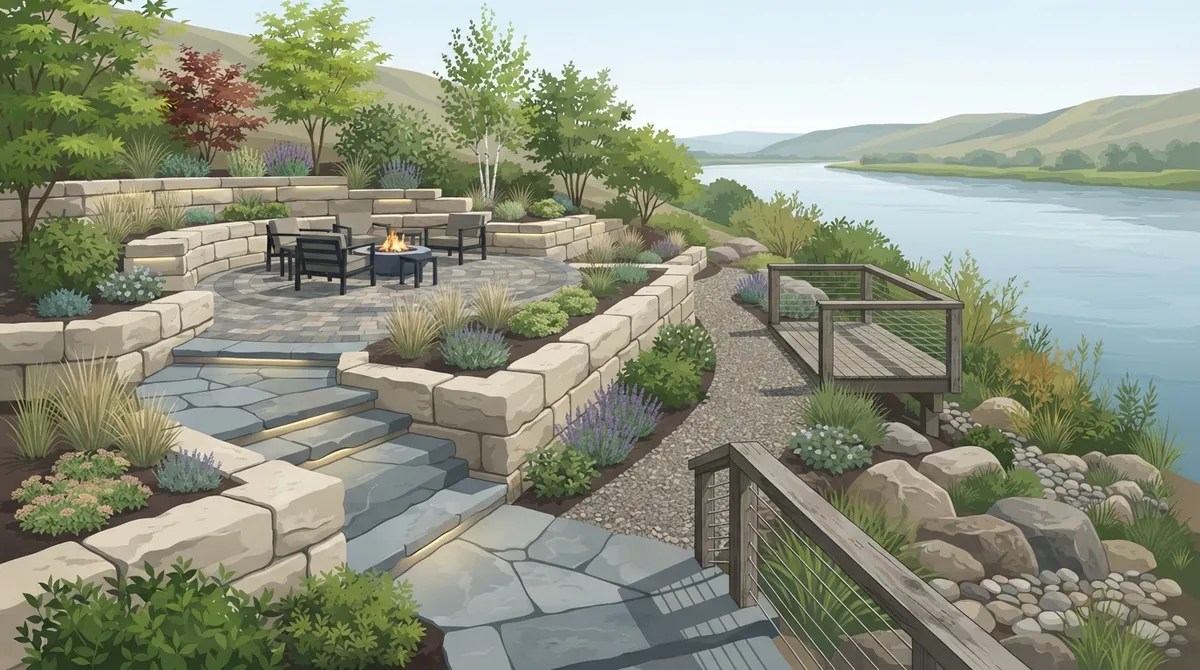 hardscape garden design riverview