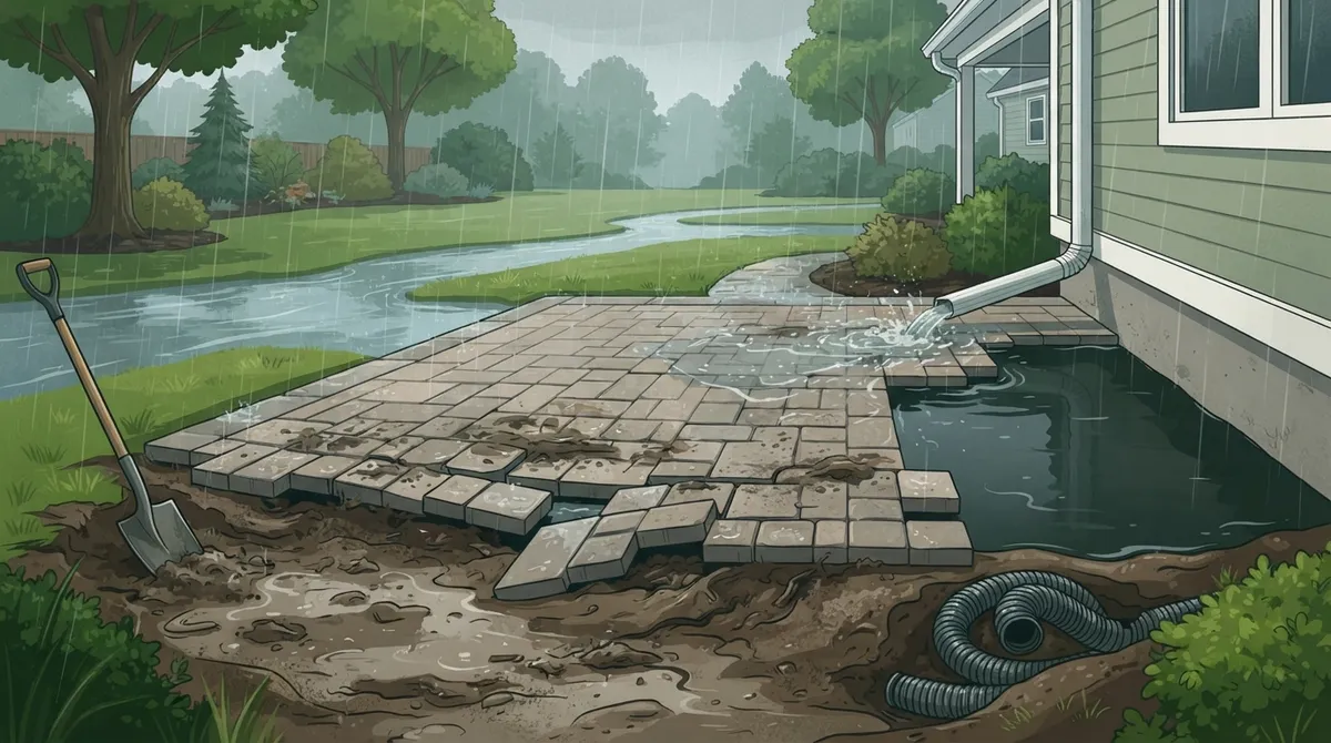 hardscape for drainage riverview