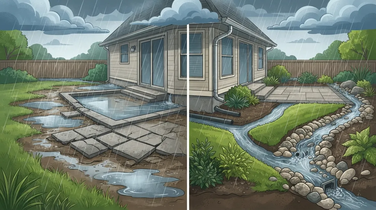 6 Hardscape Drainage Mistakes Riverview Yards Suffer From