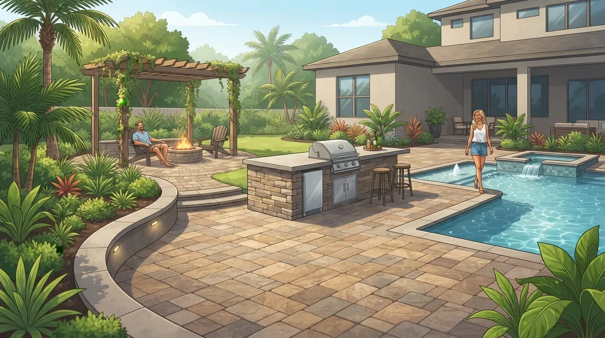 complete hardscape package riverview