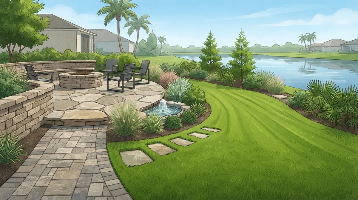 hardscape and lawn riverview