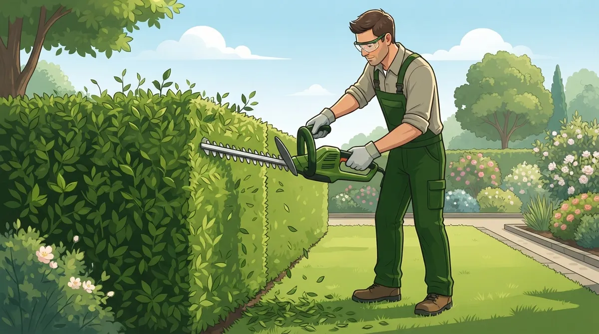 hedge trimming