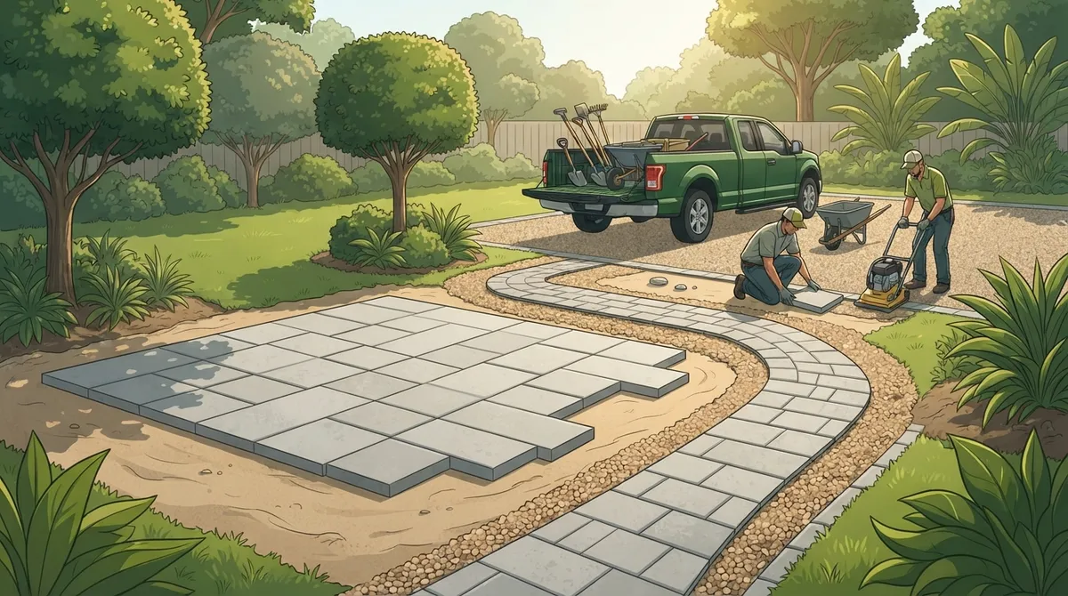 Affordable Hardscape Riverview: Patios & Walkways