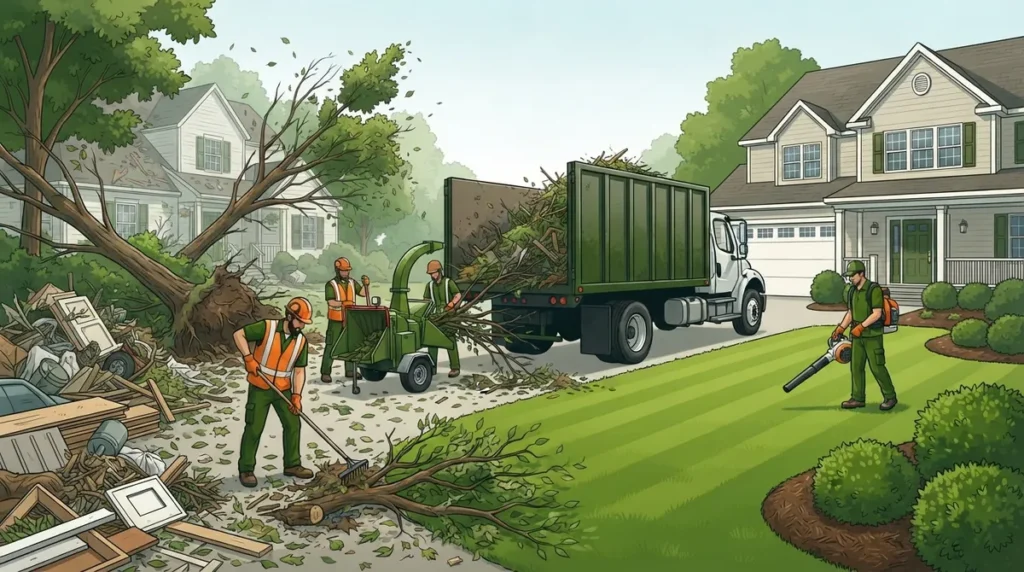 What Does Debris Removal Really Cover for Your Yard?