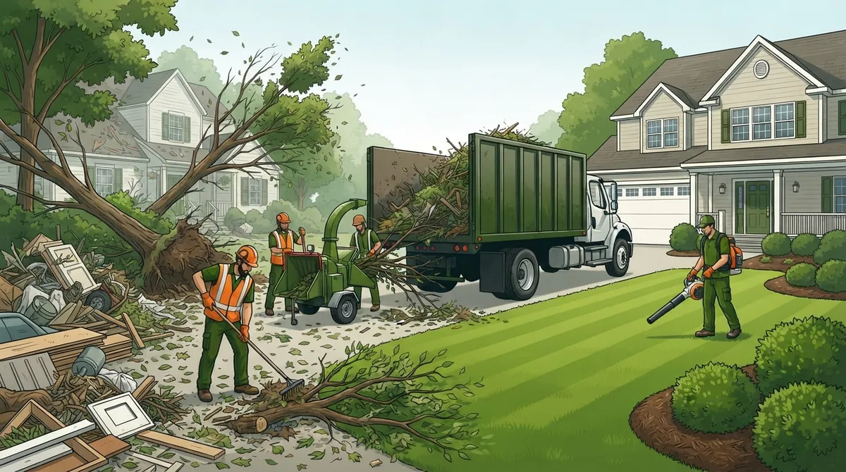 What Does Debris Removal Really Cover for Your Yard?