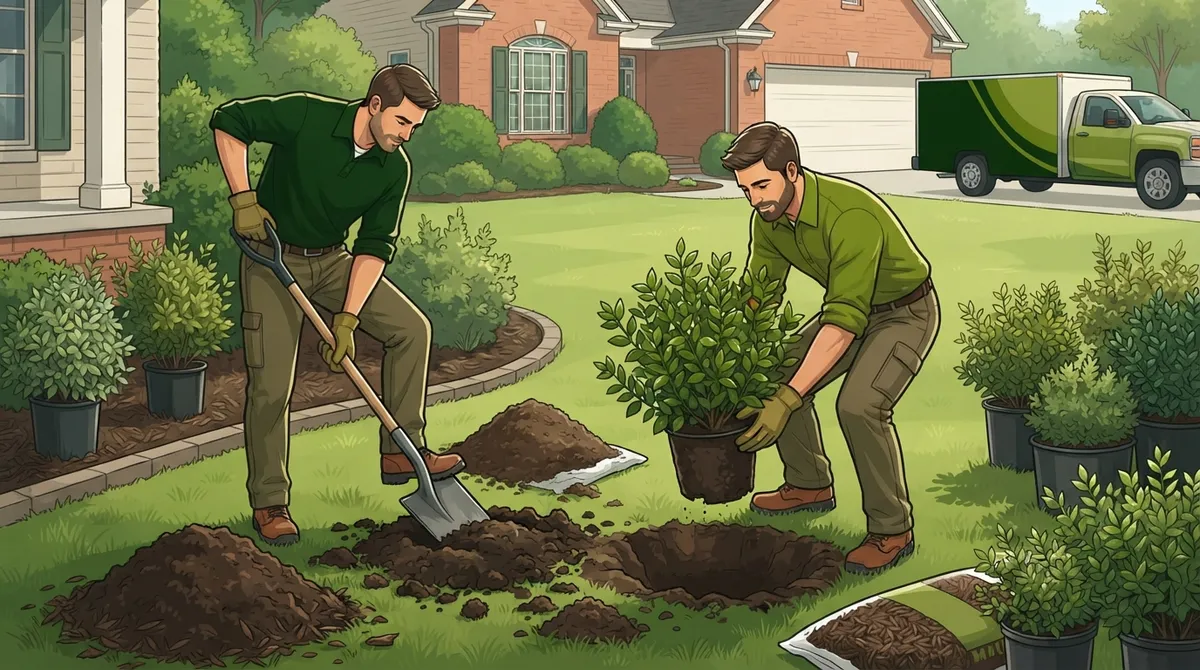 shrub planting service