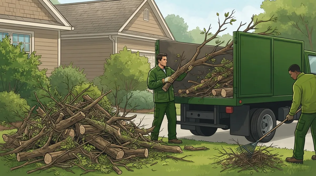 tree debris hauling