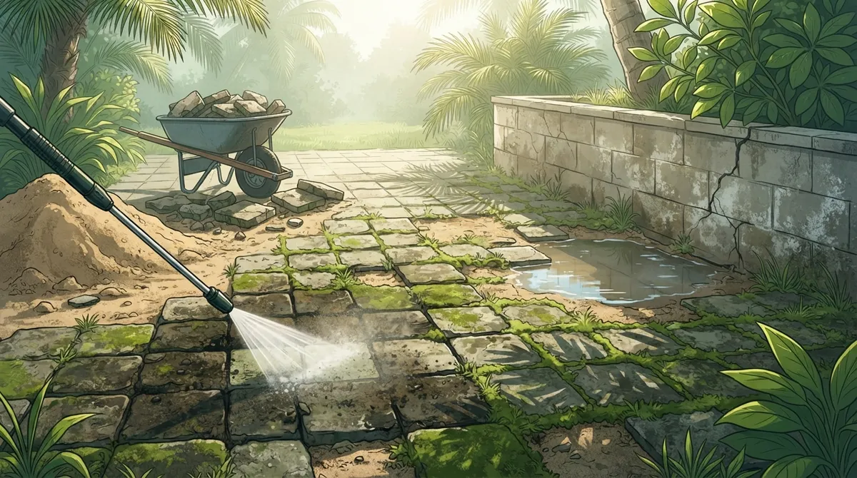 What Does Hardscape Maintenance in Riverview Really Need?