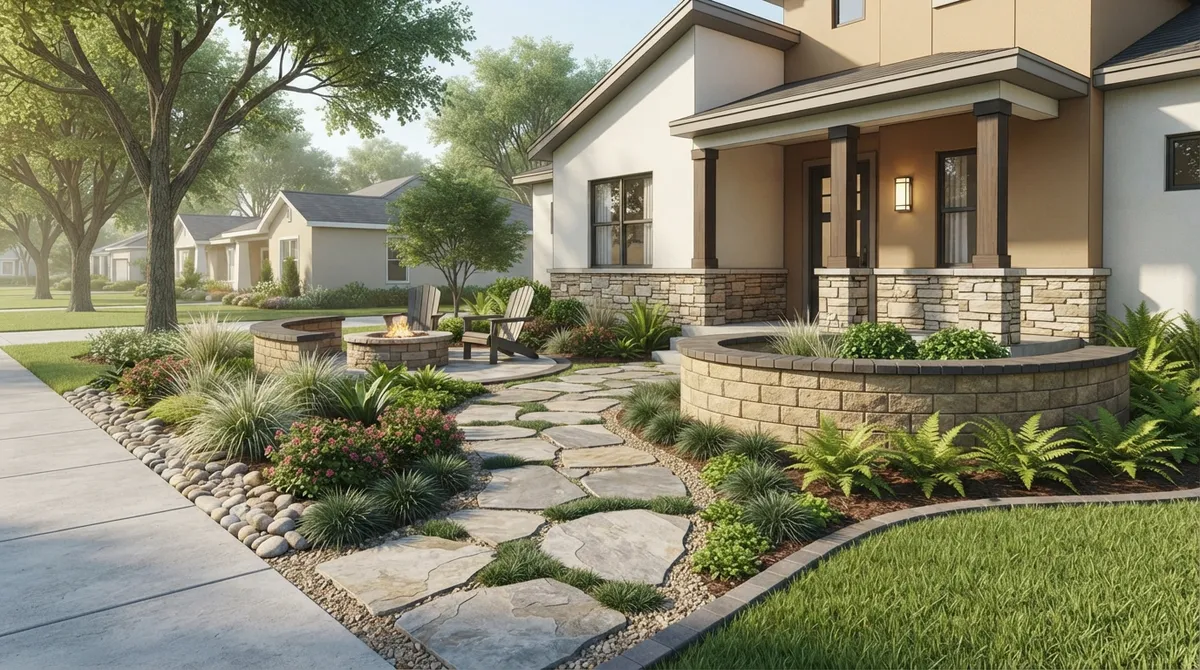 front yard hardscape ideas riverview
