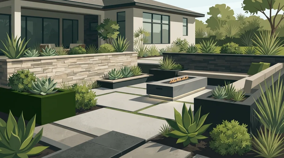 modern hardscape design riverview