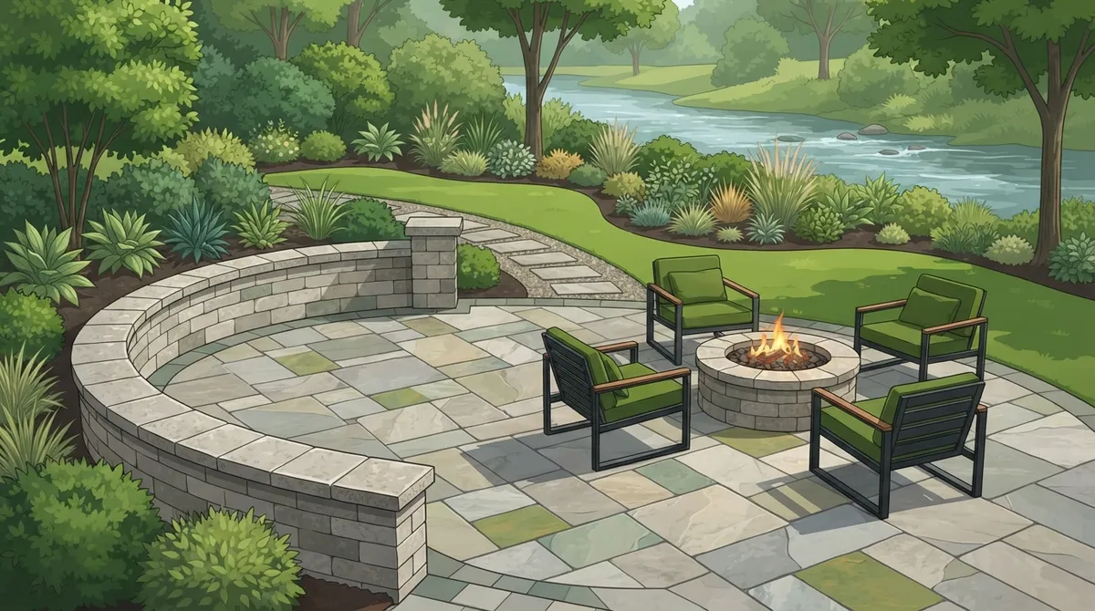 outdoor hardscape riverview