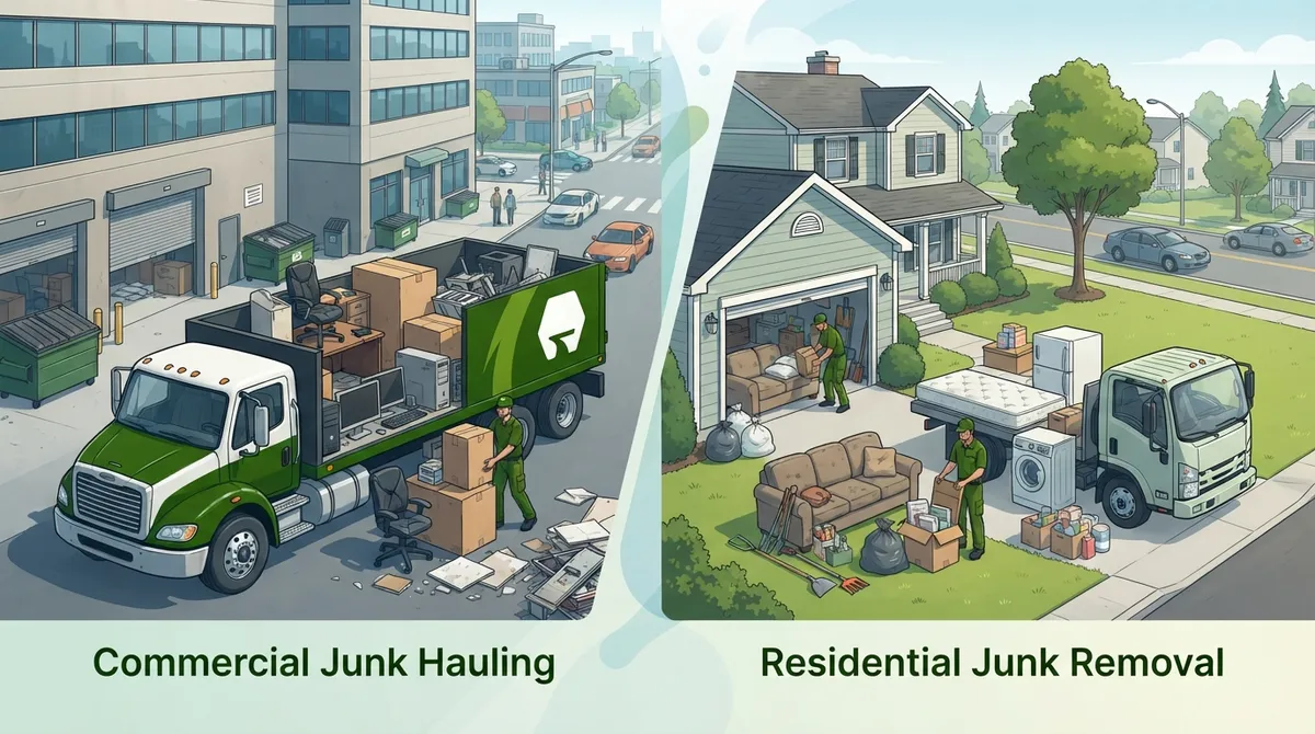 commercial junk hauling