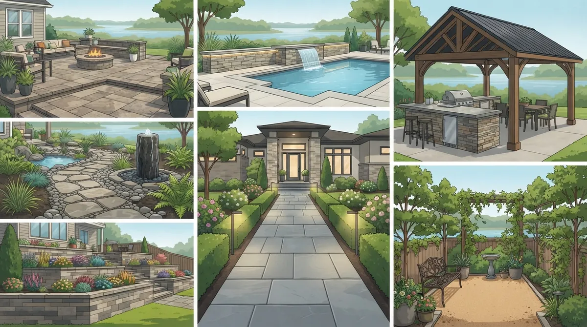 residential hardscape design riverview
