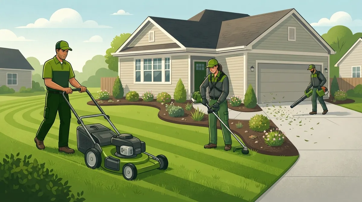 what is included in lawn service