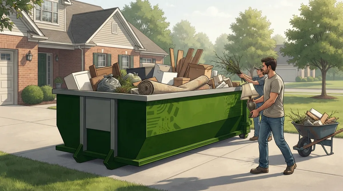 junk removal vs dumpster rental