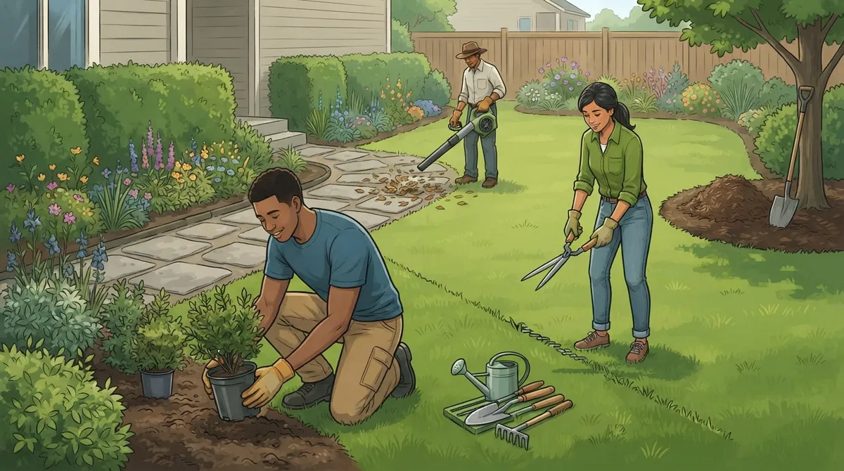 should i hire landscaper or diy