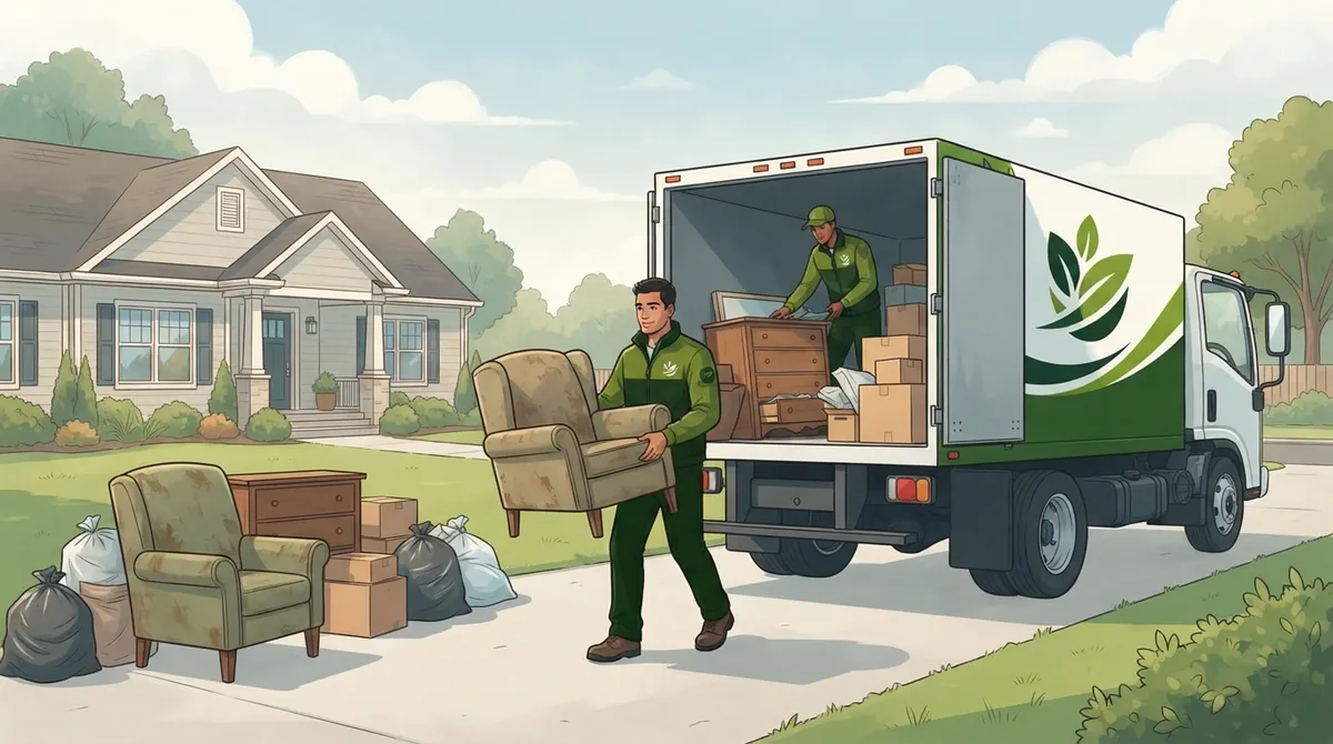 do i need to be home for junk removal