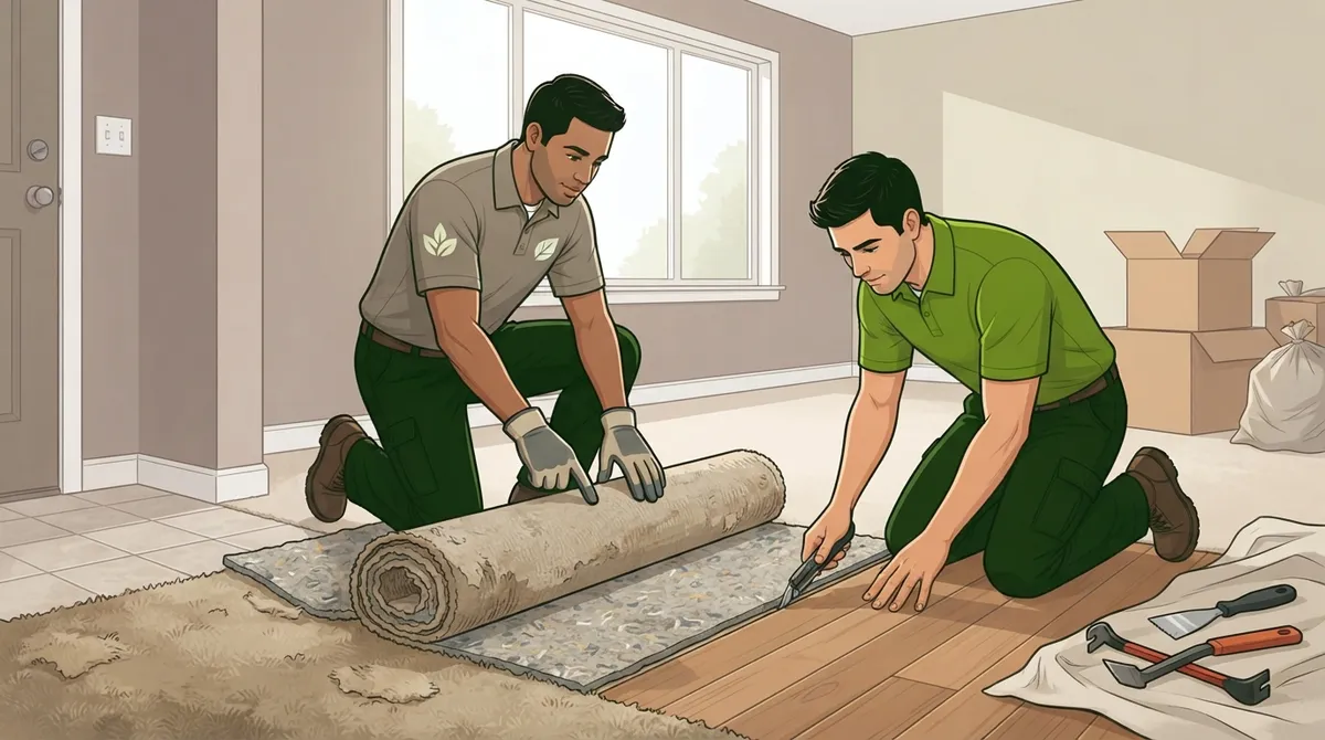 carpet and flooring removal