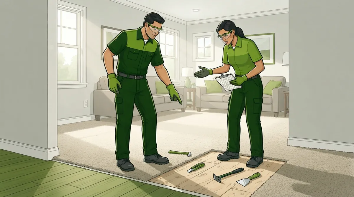 carpet and flooring removal