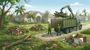 What Does Debris Removal in Brandon Actually Cover?