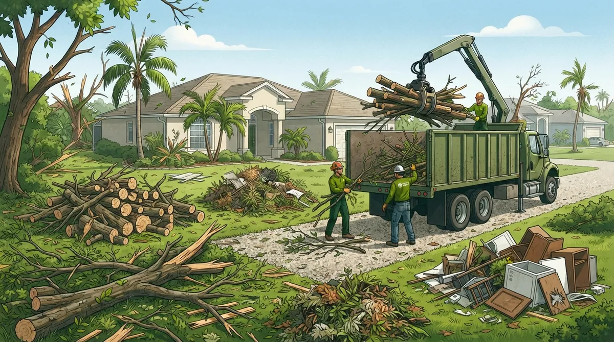 What Does Debris Removal in Brandon Actually Cover?