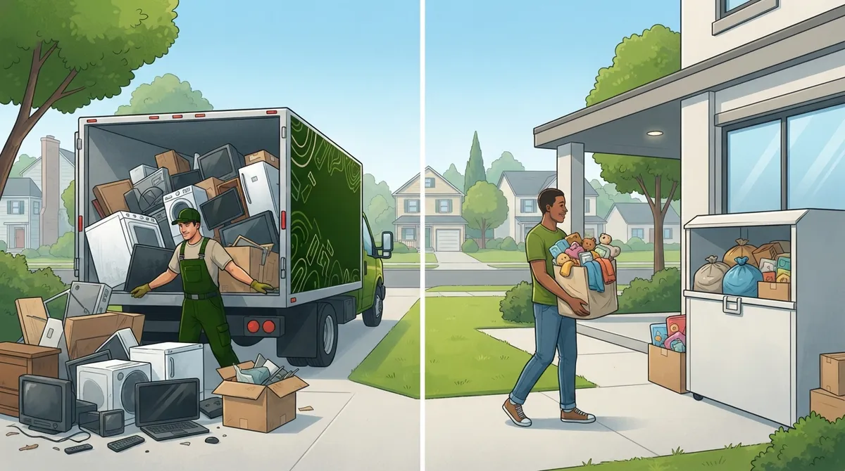 junk removal vs donation centers