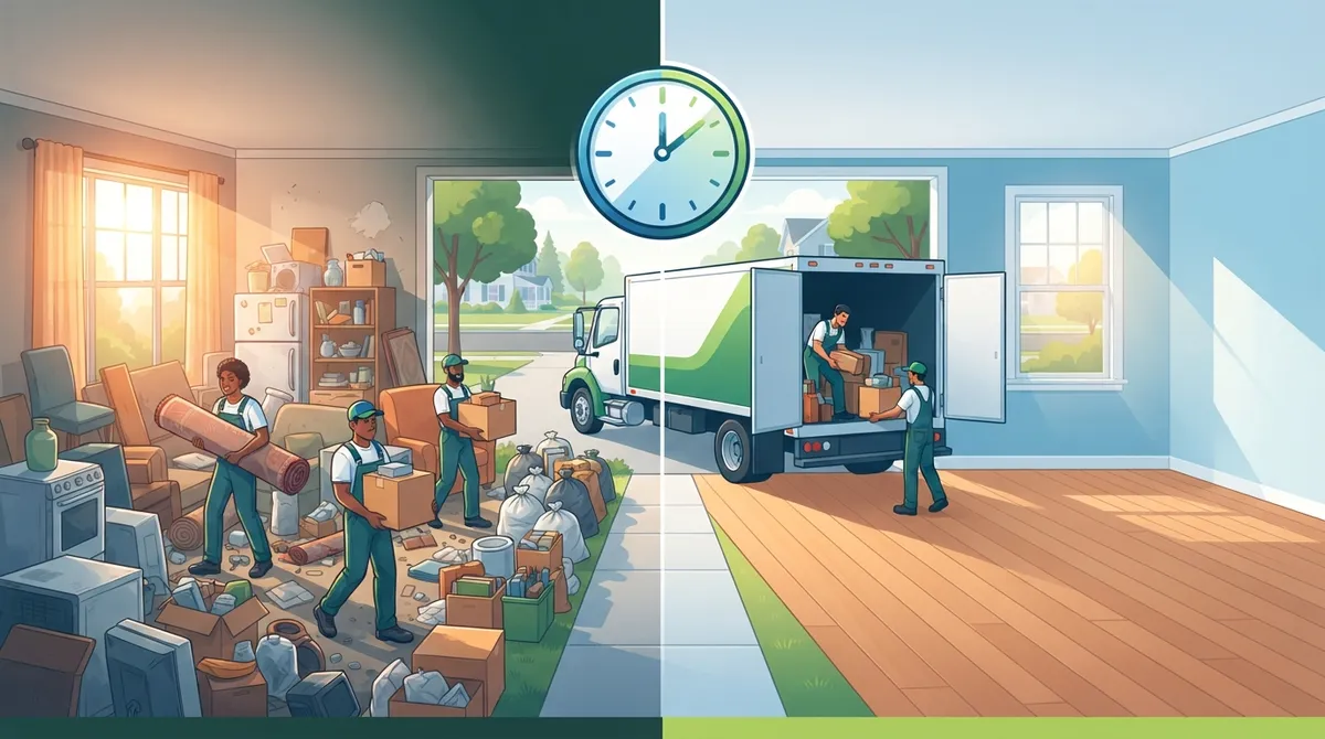 10 Facts: How Long Does Junk Removal Take in 2026