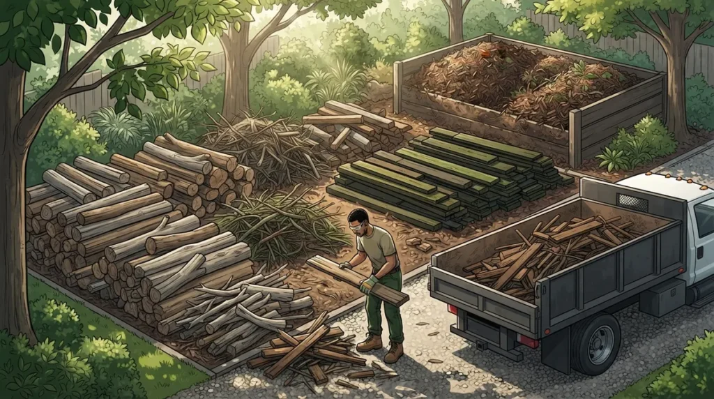 6 Smart Wood Debris Removal Tips for Brandon Yards