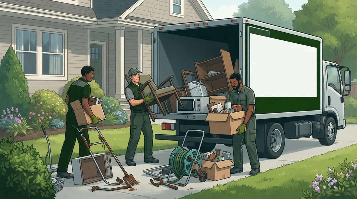 junk removal vs hauling away