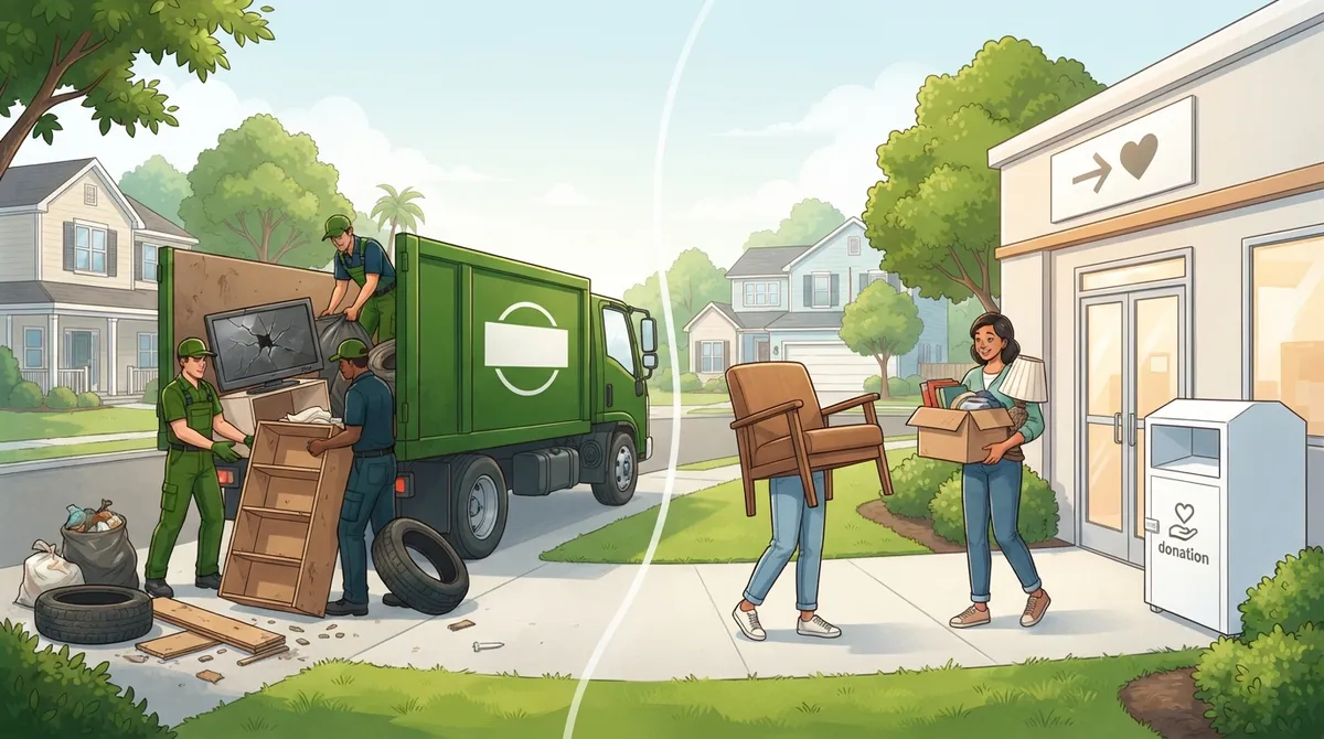 junk removal vs donation