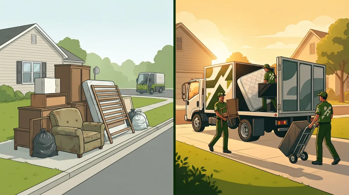 County Pickup vs. Private Bulk Item Removal Brandon