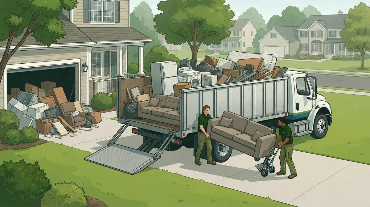 DIY junk removal vs professional