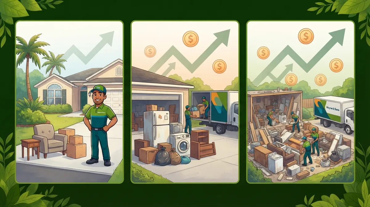 how much does junk removal cost