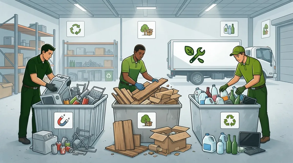 do junk removal companies recycle