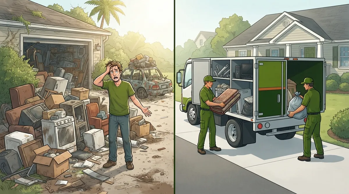Junk Removal vs. DIY Hauling: Gibsonton Showdown