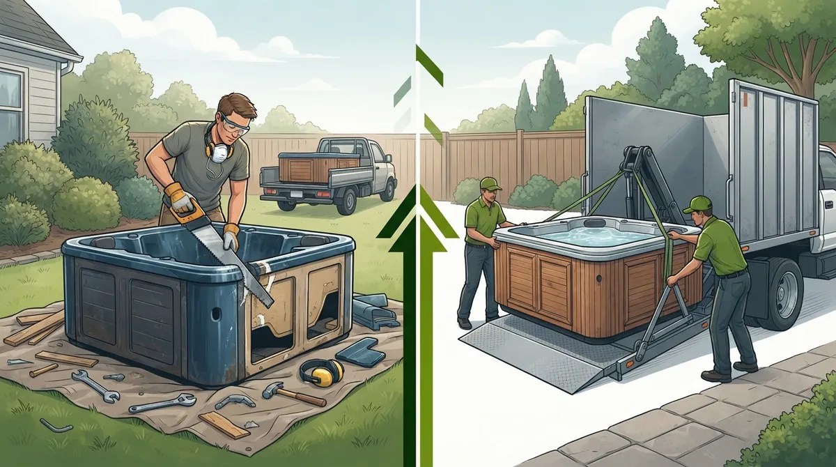 hot tub removal cost