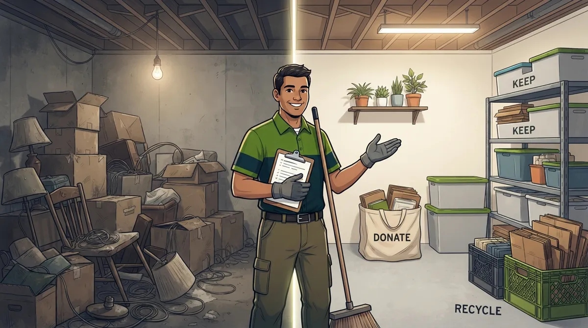 How Does a Basement Cleanout Work in Brandon, FL?