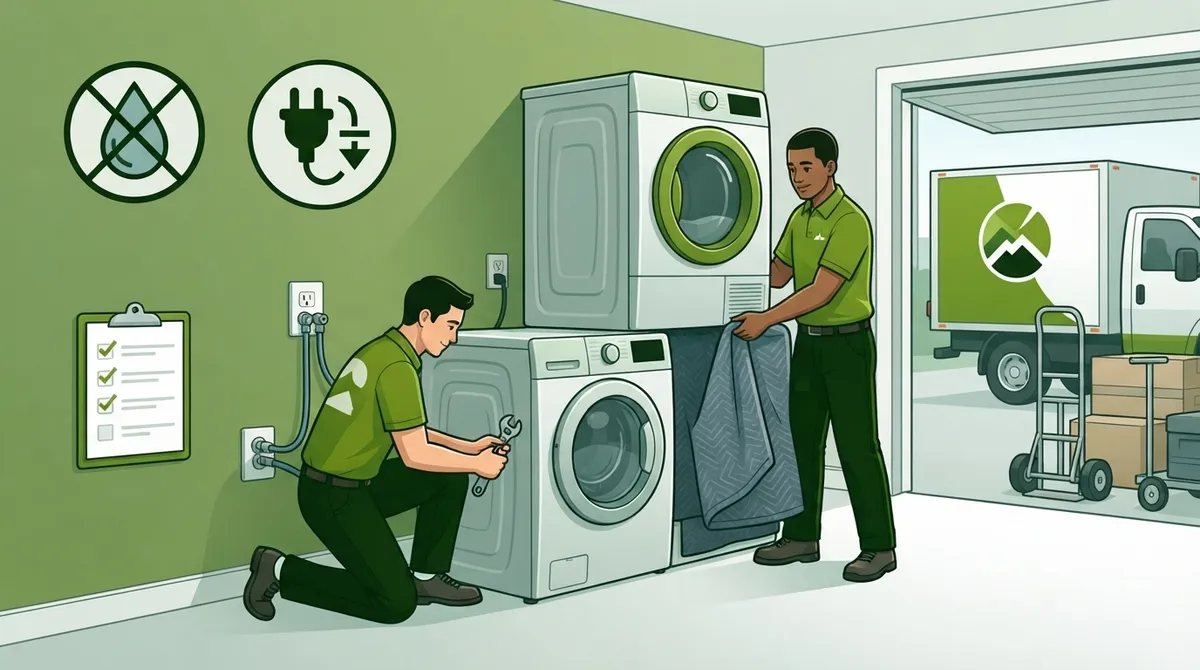 washer and dryer removal