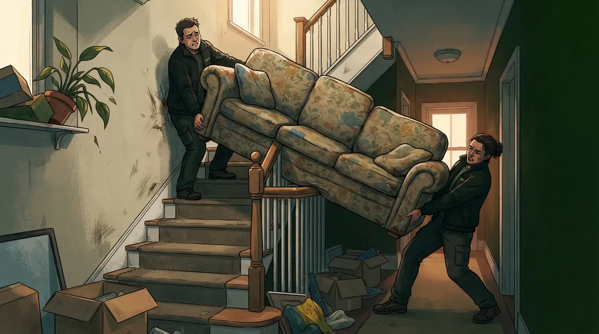 old couch removal