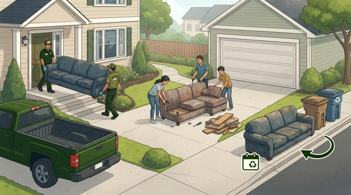 old couch removal