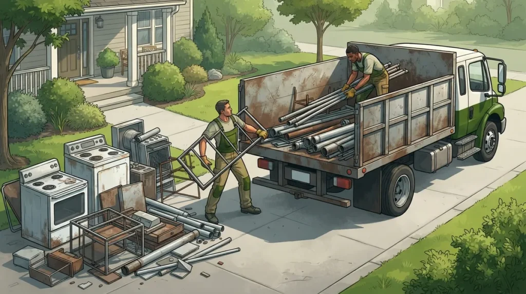 How Does Junk Metal Pick Up Work for Brandon Homeowners?